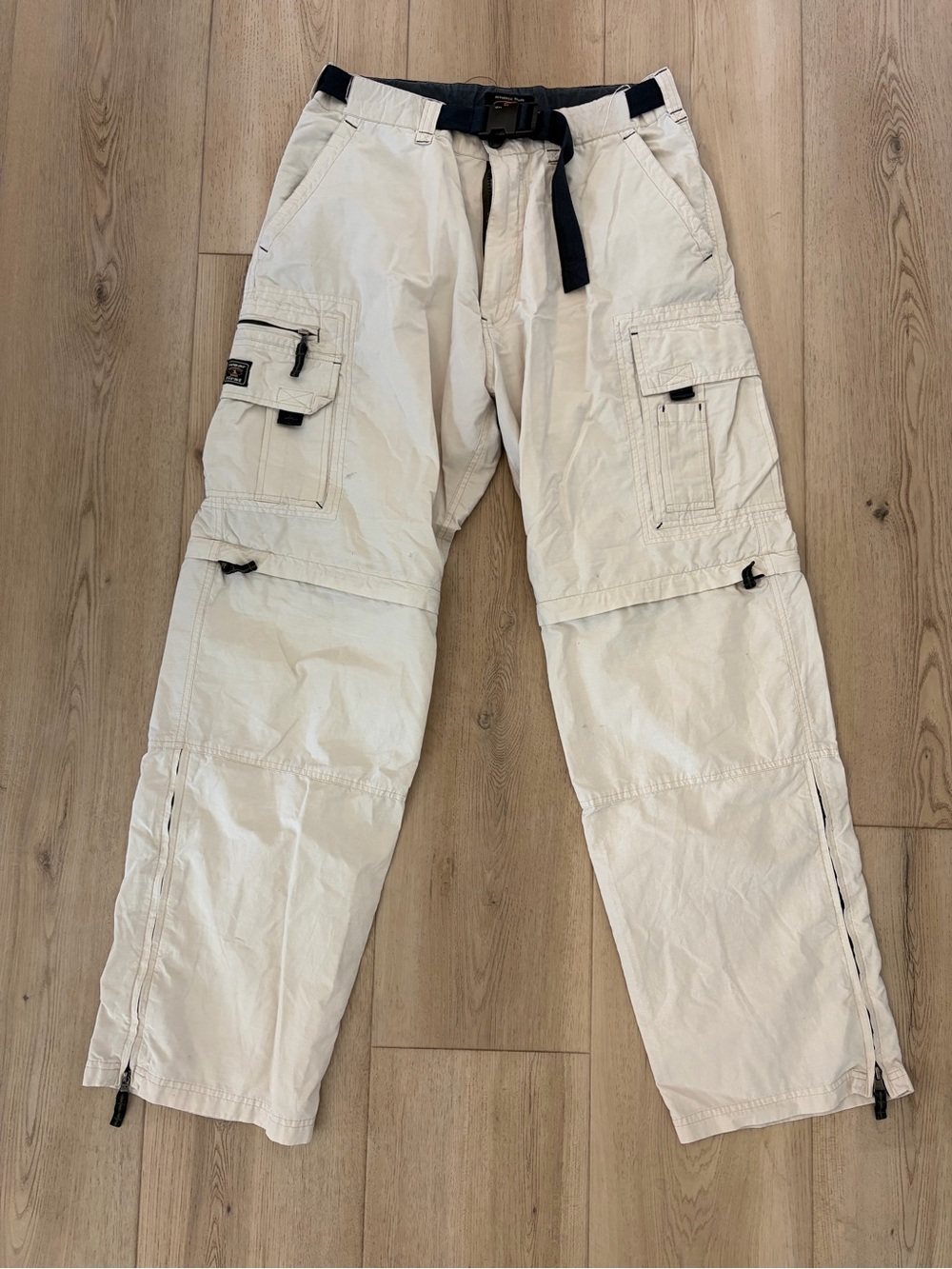Men's Convertible Cargo Pants - Cream